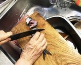 鰯の辛煮(梅煮)作り方4写真