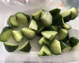 もち麦シーザー風サラダ作り方1写真