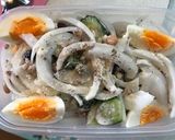 もち麦シーザー風サラダ作り方7写真