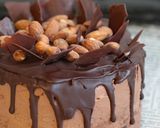 父の日ケーキ♢俺Loveチョコアーモンド作り方41写真