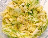 ポリ袋で2ステップ！やみつきキャベツ作り方4写真