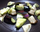 鶏むね肉となすとエリンギの照り炒め作り方4写真