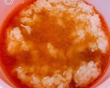 夏に冷たいお茶漬け、温玉味噌バタ麦茶漬け作り方2写真