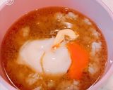 夏に冷たいお茶漬け、温玉味噌バタ麦茶漬け作り方6写真