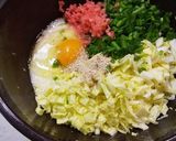 ふわふわ低カロリー☆長芋お好み焼き風♪作り方2写真