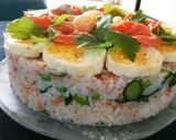 食べて満足美味しい！大人のお寿司ケーキ作り方12写真