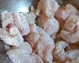 ささみ　とまと　ミルクソース【男飯】作り方3写真