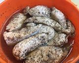 レンジ蒸し鶏 保存用（むね肉、ササミ）作り方2写真