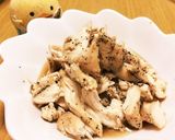レンジ蒸し鶏 保存用（むね肉、ササミ）作り方3写真