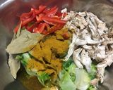 蒸し鶏とキャベツのカレー甘酢漬け 保存可作り方5写真