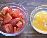 かきたまトマトの中華風スープ作り方1写真