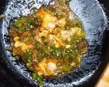 沖シジミの豆板醤ネギ炒め作り方4写真
