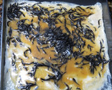芽ヒジキたっぷりの味付きだし巻き卵作り方6写真
