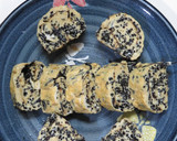 芽ヒジキたっぷりの味付きだし巻き卵作り方13写真
