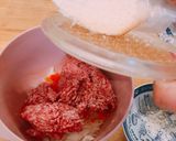 簡単★豆腐とひき肉と玉ねぎでハンバーグ！作り方2写真