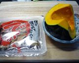南瓜と厚揚げの煮物作り方1写真