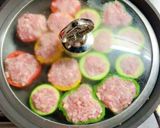 ズッキーニとピーマンの肉詰め作り方9写真