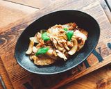 こってり♥️豚肉と舞茸のオイスター炒め♪作り方6写真
