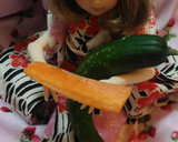 リカちゃんサイズ♡おせんさん再現ꕤ漬物作り方1写真