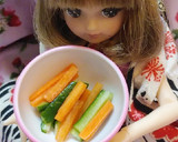 リカちゃんサイズ♡おせんさん再現ꕤ漬物作り方2写真