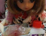 リカちゃんサイズ♡鯵の酢〆丼ꕤおせん再現作り方2写真