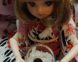 リカちゃんサイズ♡鯵の酢〆丼ꕤおせん再現作り方4写真