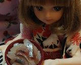 リカちゃんサイズ♡鯵の酢〆丼ꕤおせん再現作り方9写真