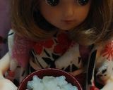 リカちゃんサイズ♡鯵の酢〆丼ꕤおせん再現作り方7写真