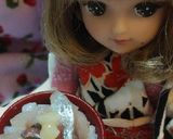 リカちゃんサイズ♡鯵の酢〆丼ꕤおせん再現作り方10写真