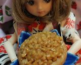 リカちゃんサイズ♡納豆椎茸ꕤ酒のアテ*.作り方4写真