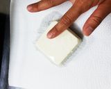 塩豆腐のカプレーゼ風。作り方4写真