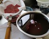 昔レシピ　いちご粒ジャムとシロップ作り方6写真