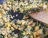 ニラとニンニクの炒飯作り方8写真
