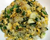 ニラとニンニクの炒飯作り方10写真