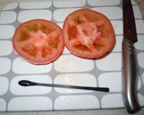 シロカHBの食パンでブルスケッタ作り方1写真