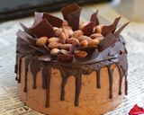 父の日ケーキ♢俺Loveチョコアーモンド作り方42写真