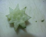 ☆型のきゅうりの飾り切り 作り方7写真