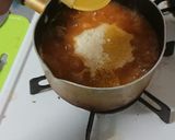 煮込むだけ！トマトの即席スープパスタ☆作り方3写真