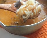 煮込むだけ！トマトの即席スープパスタ☆作り方4写真