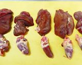 厚揚げと鶏レバーと白葱の生姜味噌煮込み作り方1写真