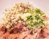 れんこんと鶏むね肉のハンバーグ作り方3写真