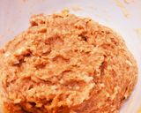 れんこんと鶏むね肉のハンバーグ作り方4写真