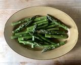 レンジで簡単おつまみ！アスパラチーズ作り方1写真