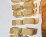 チンゲン菜と厚揚げの煮物作り方1写真