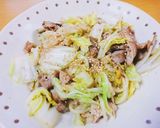 焼きうどん (白だしベース)作り方5写真
