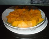かぼちゃコーンの温サラダ♪簡単レンジで作り方3写真