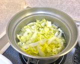 白菜とニラ入り鶏肉団子スープ作り方10写真