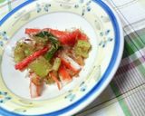 ✿野沢菜の余りで❀カニかまと✿ミニお惣菜作り方2写真