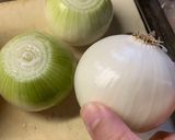 新たまねぎのスープまるごとレンジにお任せ作り方1写真