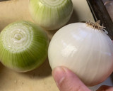 新たまねぎのスープまるごとレンジにお任せ作り方1写真
